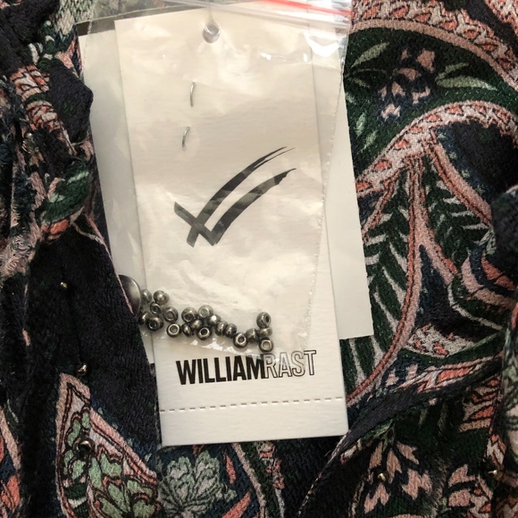 William Rast Atwood Pintuck Tie Neck Top - Picture 6 of 8